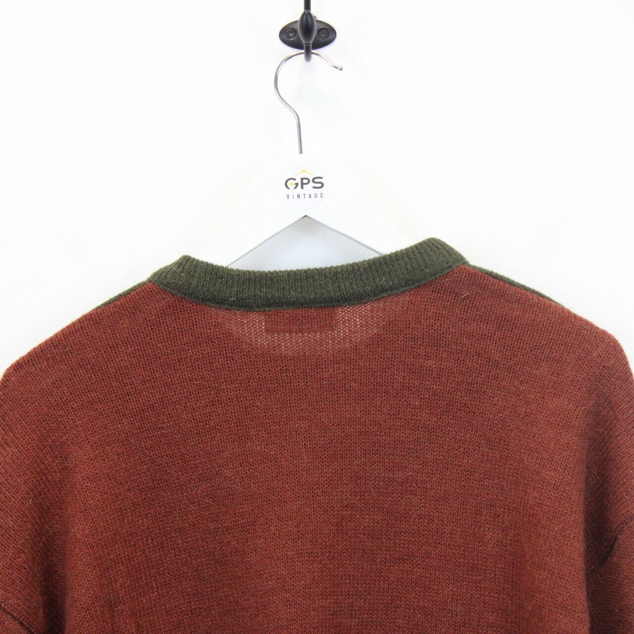 CHEMISE LACOSTE 90s Knit Sweatshirt | Large