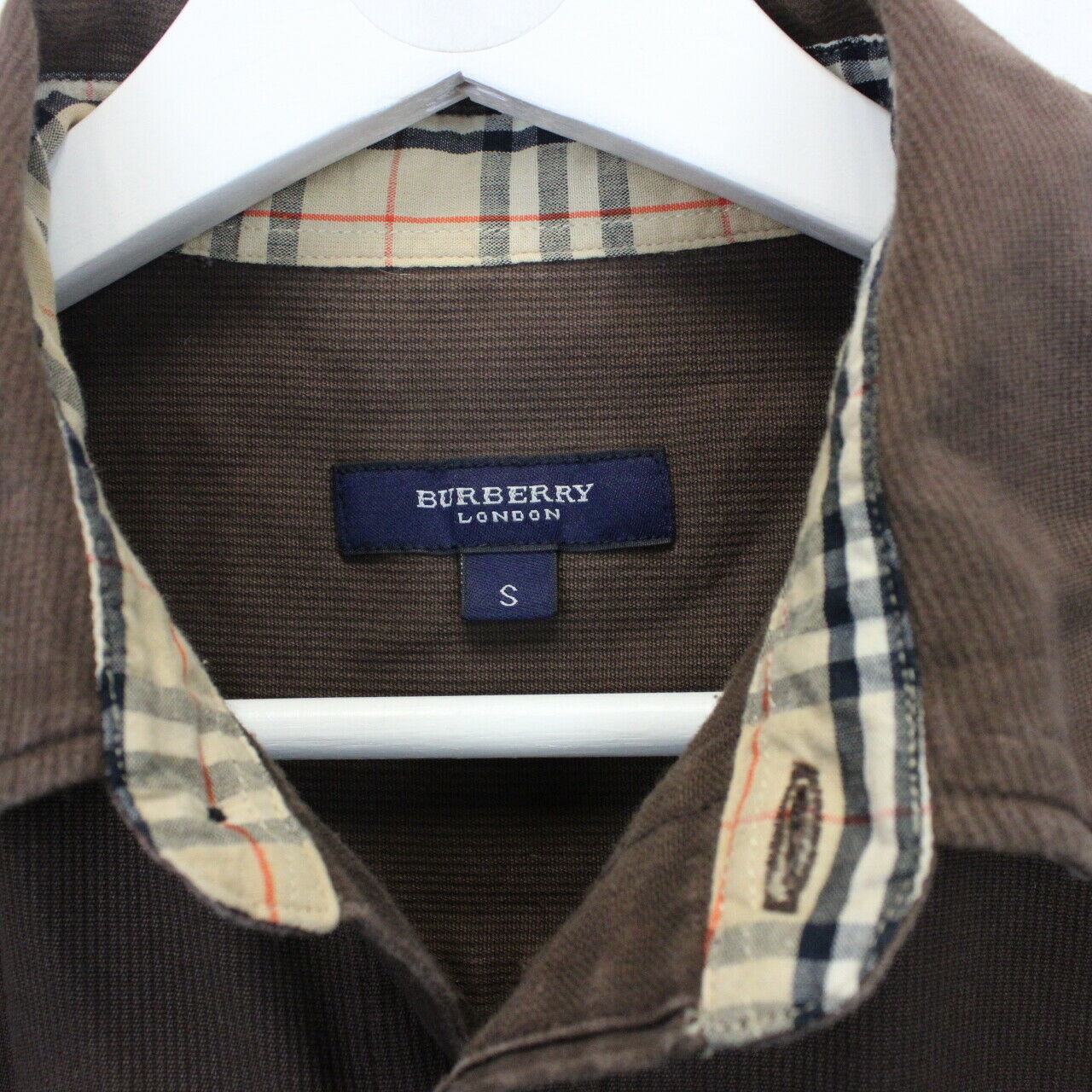 Burberry on sale shirt brown