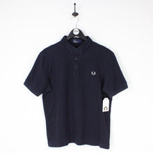 Load image into Gallery viewer, Mens FRED PERRY Polo Shirt Navy Blue | Large
