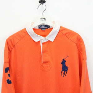 RALPH LAUREN Polo Shirt Orange | XL