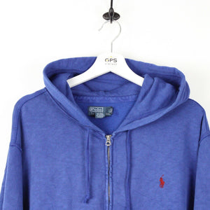 RALPH LAUREN Hoodie Blue | XL