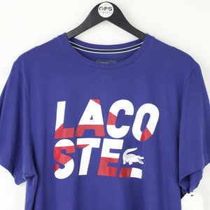 Mens LACOSTE SPORT T-Shirt Blue | XL