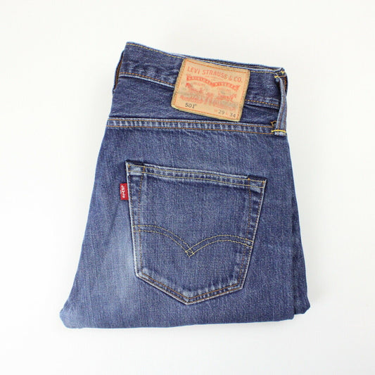 Womens LEVIS 501 Jeans Mid Blue | W30 L34