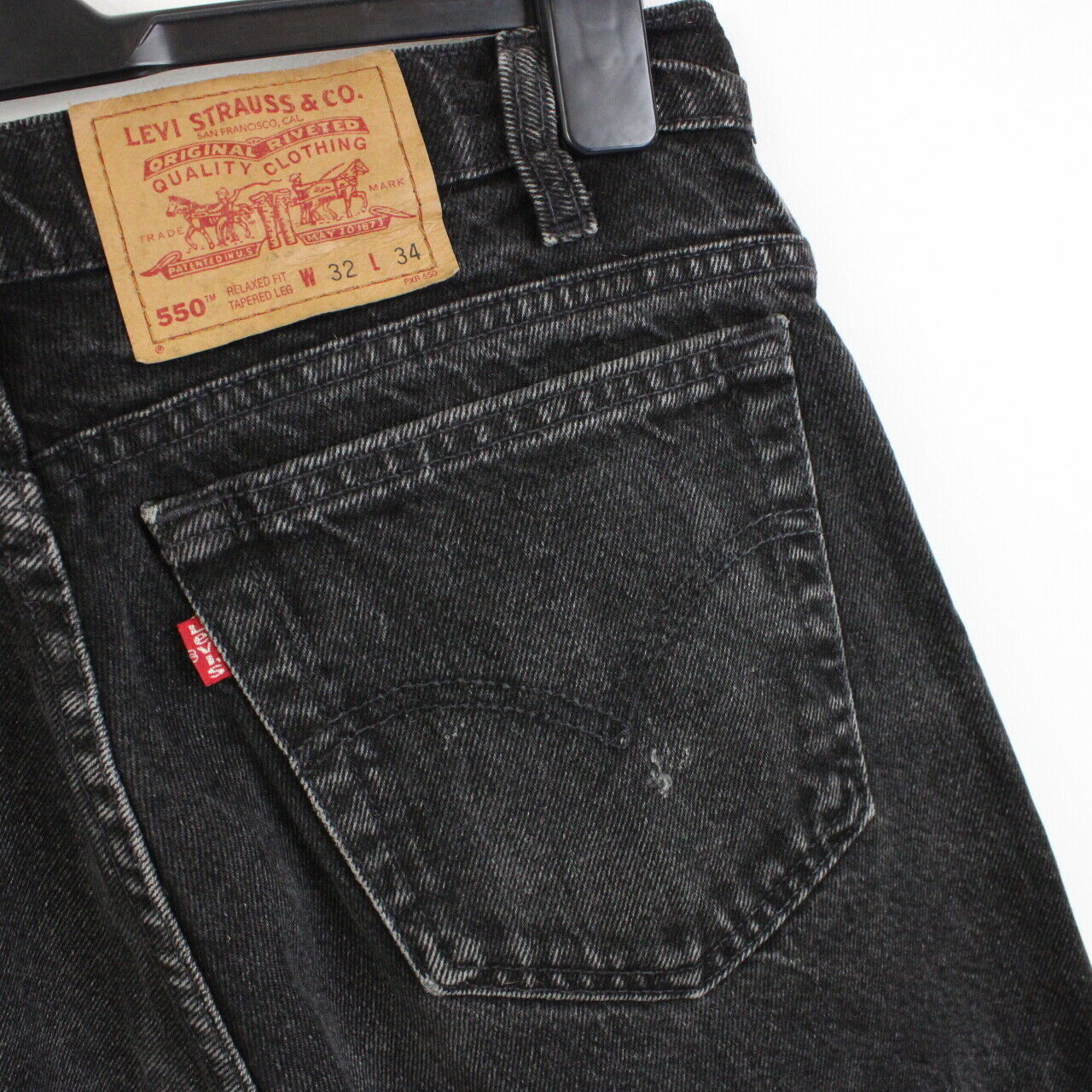 LEVIS 550 Jeans Black Charcoal | W32 L34