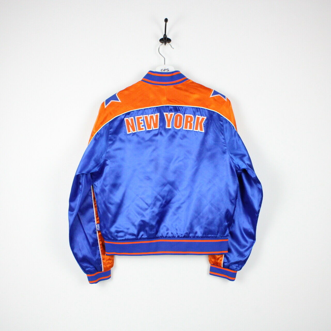 New York Knicks Vintage 90s Starter Satin Bomber Jacket NBA 
