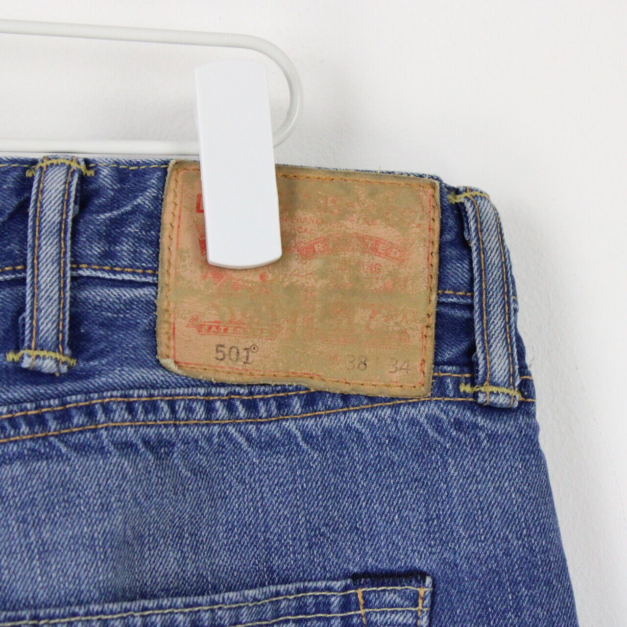 LEVIS 501 Jeans Mid Blue W38 L34