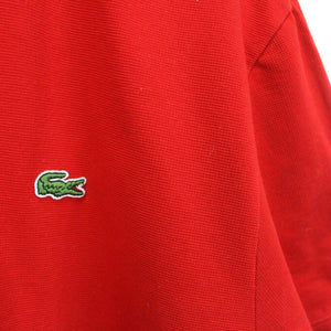 LACOSTE Polo Shirt Red | XL