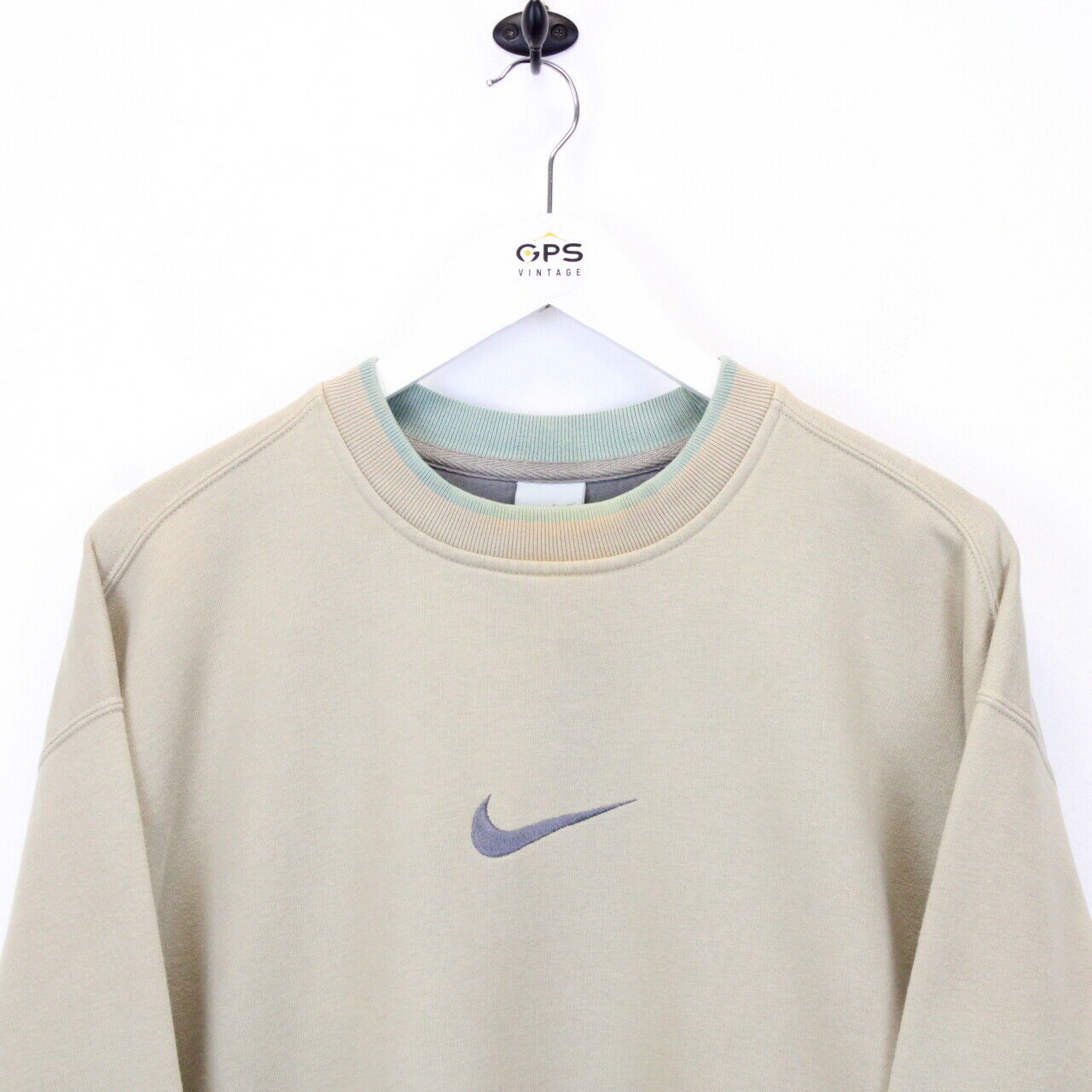 Nike sweatshirt vintage discount beige