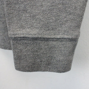 RALPH LAUREN 1/4 Zip Knit Sweatshirt Grey | XS