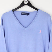 Load image into Gallery viewer, Mens RALPH LAUREN Knit Sweatshirt Blue | XL
