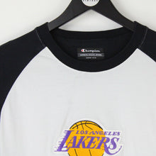 Load image into Gallery viewer, Mens CHAMPION LA LAKERS Long Sleeve T-Shirt White | Medium
