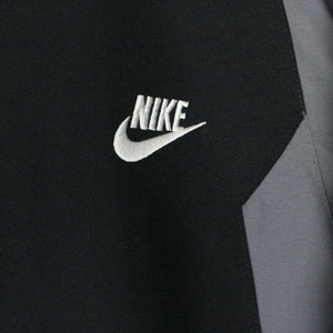 NIKE 00s Track Top Jacket Black | Small