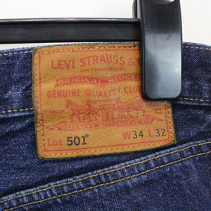 LEVIS 501 Big E Jeans Dark Blue | W34 L32