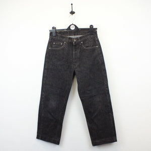 Womens LEVIS 501 Jeans Black Charcoal | W28 L24