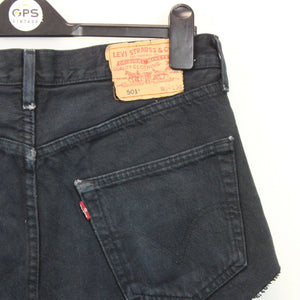 Womens LEVIS 501 Shorts Black | W32