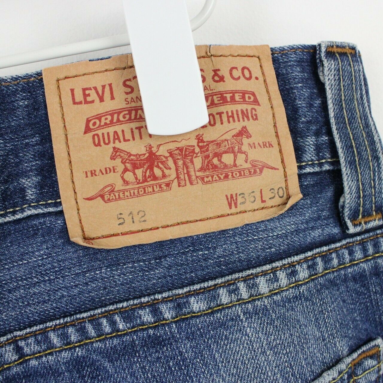 Mens LEVIS 512 Jeans Mid Blue | W36 L30