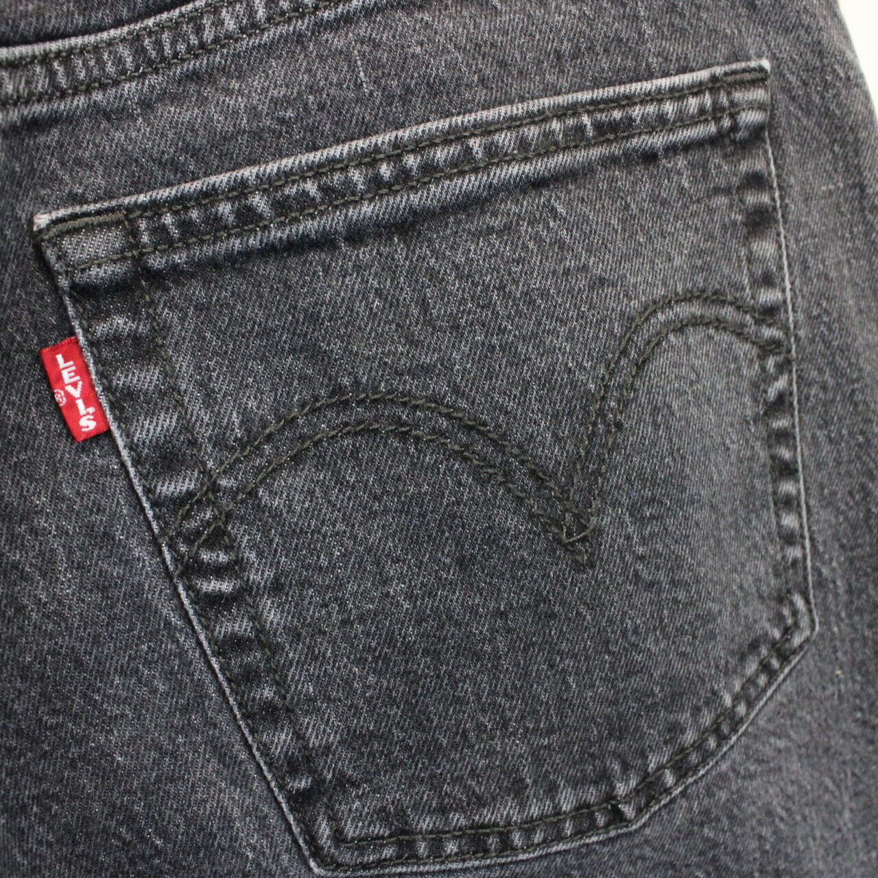 Womens LEVIS 501 Big E Jeans Grey Charcoal | W34 L28