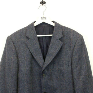 BURBERRY Wool Blazer Navy Blue | 44R Large