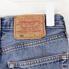 Load image into Gallery viewer, Womens LEVIS 501 Jeans Mid Blue | W27 L30
