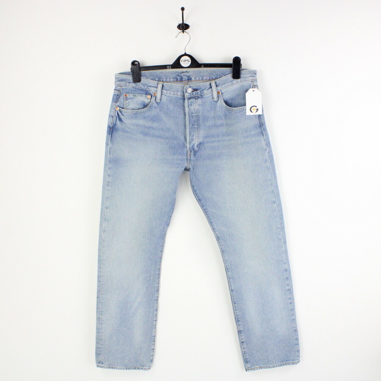 Mens LEVIS 501 Jeans Light Blue | W38 L32