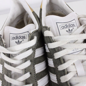 Womens ADIDAS Gazelle Trainers Grey | UK 5