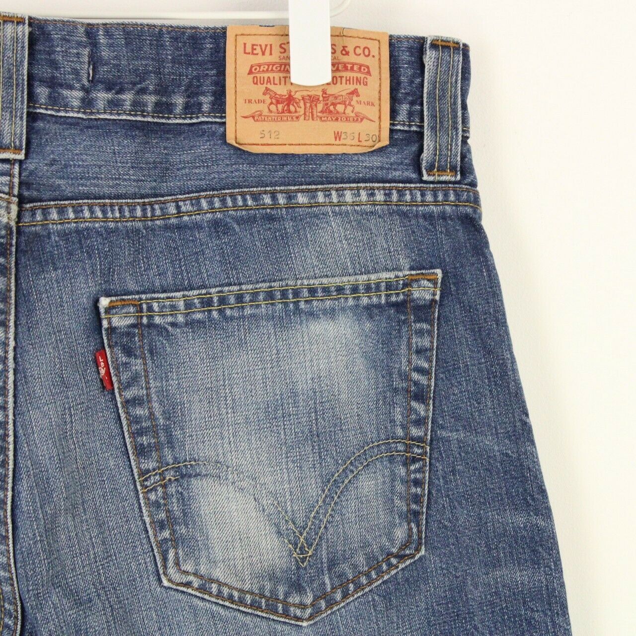 Mens LEVIS 512 Jeans Mid Blue | W36 L30