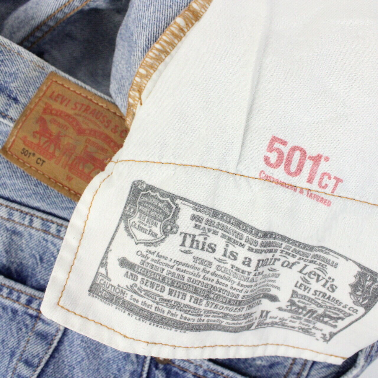 Levis 2024 501 tag