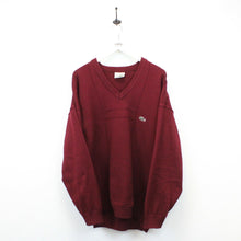 Load image into Gallery viewer, CHEMISE LACOSTE 90s Knit Sweatshirt Red | XXL
