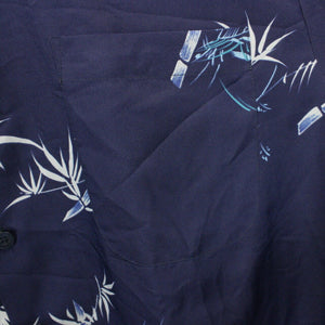 Hawaiian Shirt Navy Blue | Medium