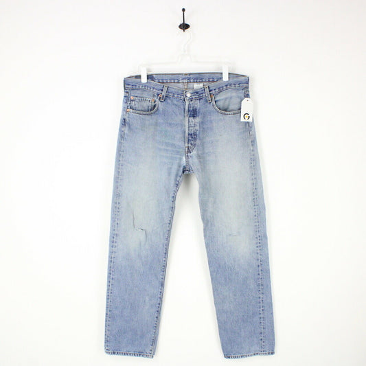 Mens LEVIS 501 Jeans Light Blue | W36 L34