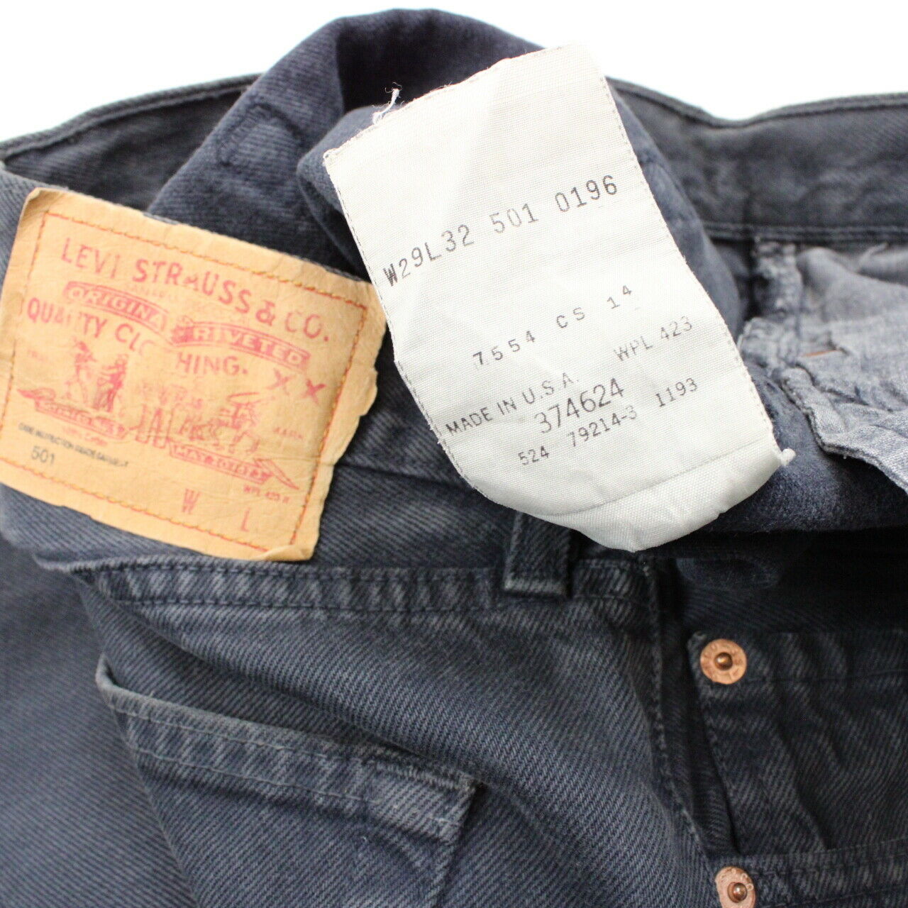 Levis 501 hotsell button 524