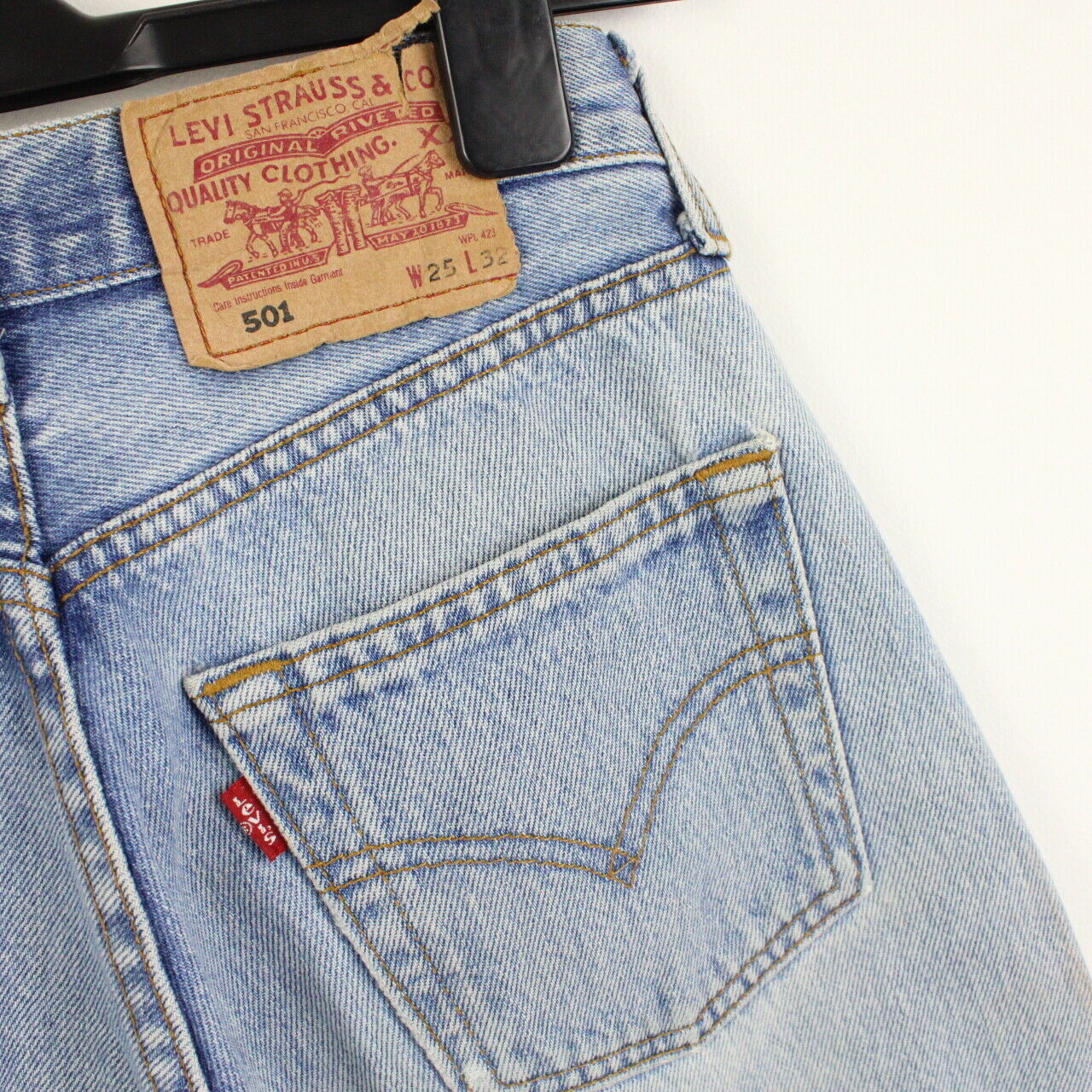 Womens LEVIS 501 Jeans Light Blue | W24 L32