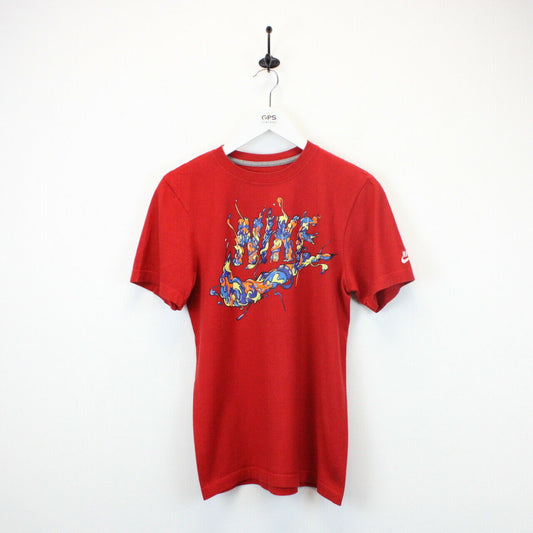 NIKE T-Shirt Red | XS