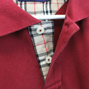 BURBERRY Polo Shirt Red | Medium