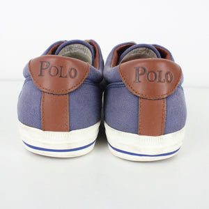 Mens RALPH LAUREN Vaughn Trainers Blue | UK 8.5