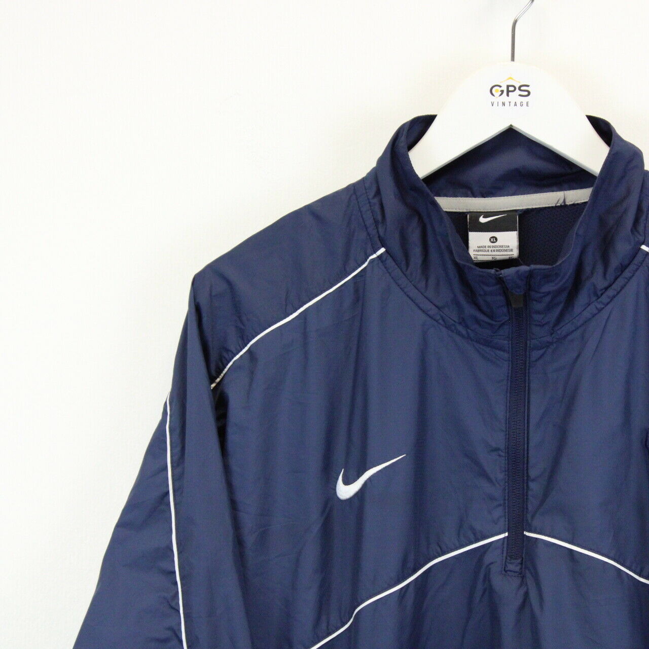 NIKE Track Top Jacket Navy Blue | GPS Vintage