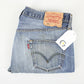 Mens LEVIS 501 Jeans Mid Blue | W36 L28