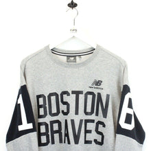 Load image into Gallery viewer, MLB NEW BALANCE Boston BRAVES Sweatshirt Grey | Medium
