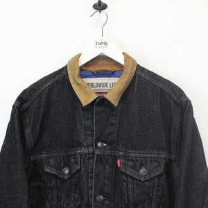 LEVIS Denim Jacket Black | Small