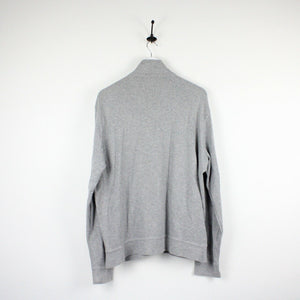 RALPH LAUREN Zip Sweatshirt Grey | Large