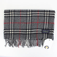 Load image into Gallery viewer, BURBERRY 00s Nova Check Scarf | Dark Grey
