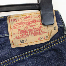 Load image into Gallery viewer, LEVIS 501 Jeans Dark Blue | W32 L32
