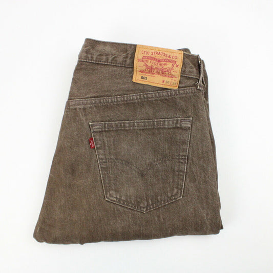 LEVIS 501 Jeans Brown | W36 L36