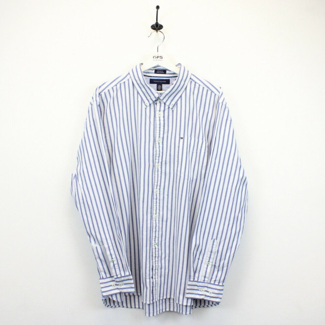 TOMMY HILFIGER 00s Shirt Blue | XL